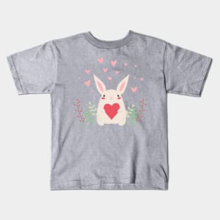 Happy valentine's bunny Kids T-Shirt